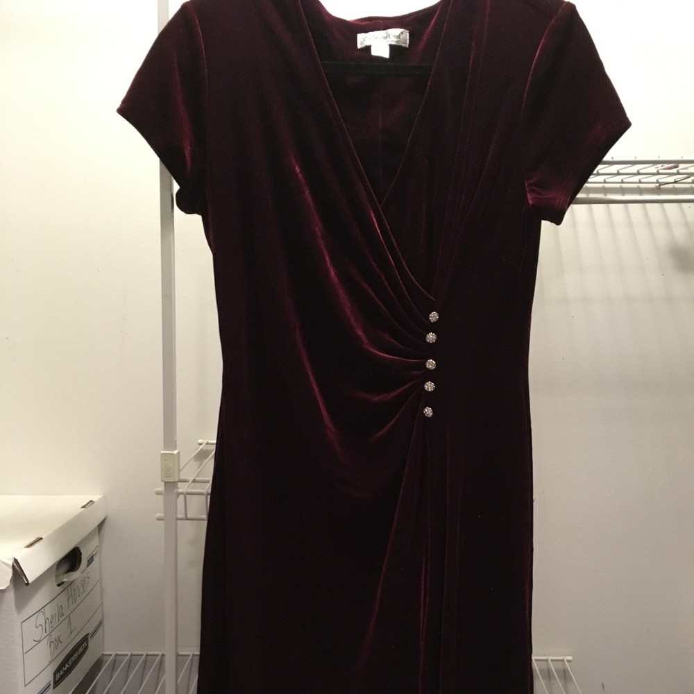 Velour dress